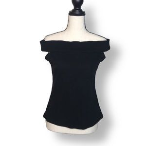 Energie Off Shoulder Top, Black, XL